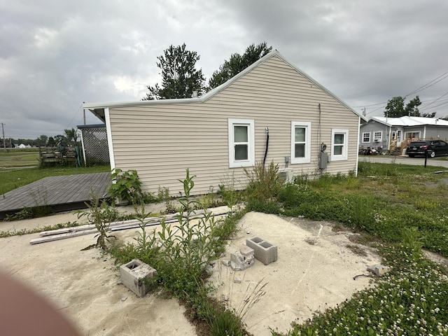 280 Elm S St, Lakeview, OH 43331 - view of side of property with a wooden deck
