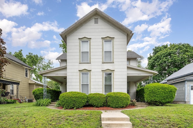 815 Mckaig Ave, Troy, OH 45373 - view of front of home featuring a front yard and central air condition unit