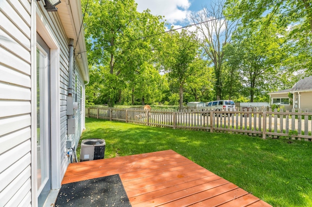 4209 State Route 41, Troy, OH 45373 - deck with central AC unit and view of scattered trees