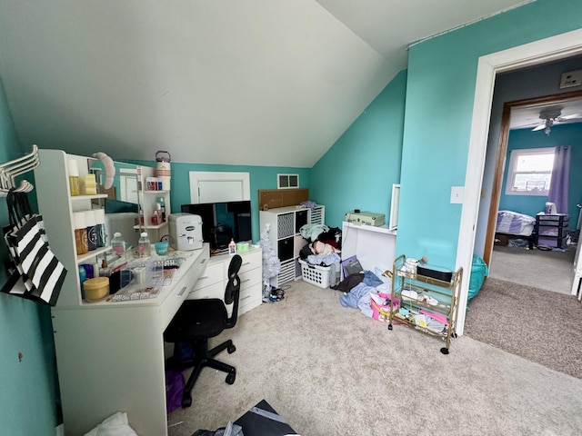 641 Washington St, Versailles, OH 45380 - office space featuring carpet flooring and vaulted ceiling