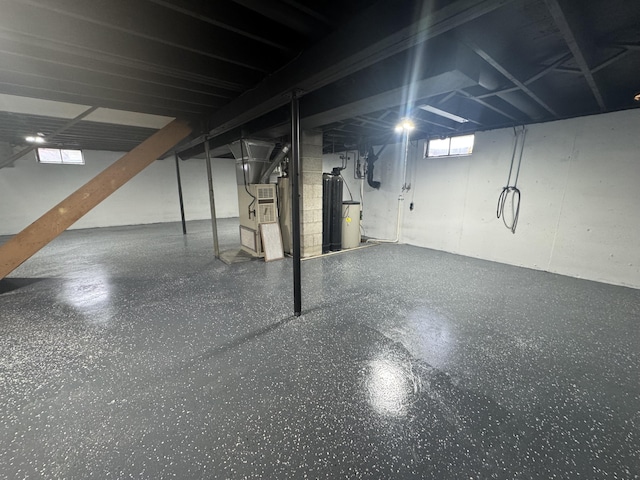 view of basement