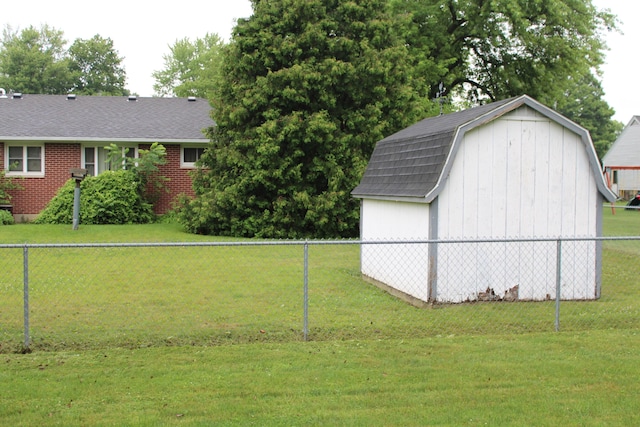 6 Woodside Dr, Arcanum, OH 45304 - view of yard featuring a storage unit
