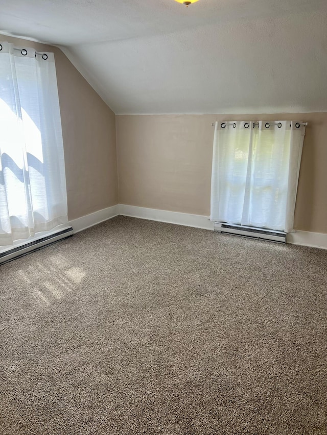 9969 State Route 49, Rockford, OH 45882 - additional living space featuring carpet, lofted ceiling, and baseboard heating