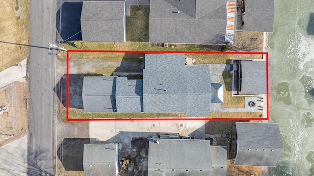 11546 Horseshoe Channel Dr, Lakeview, OH 43331 - aerial view of property and surrounding area with property boundaries highlighted