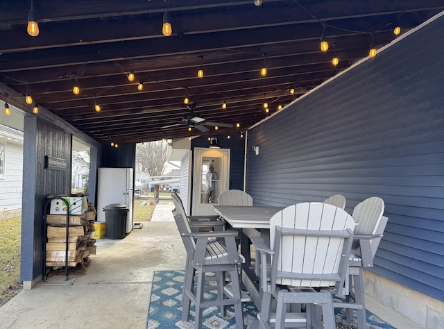 11546 Horseshoe Channel Dr, Lakeview, OH 43331 - view of patio with outdoor dining area