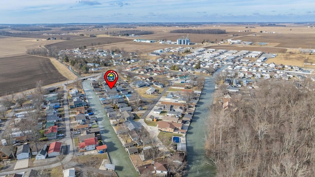 11546 Horseshoe Channel Dr, Lakeview, OH 43331 - aerial overview of property's location with nearby suburban area