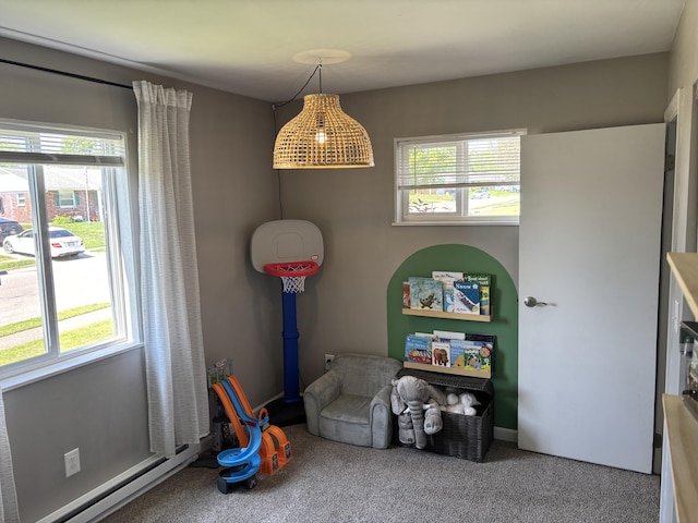 1353 Lee Rd, Troy, OH 45373 - rec room featuring carpet
