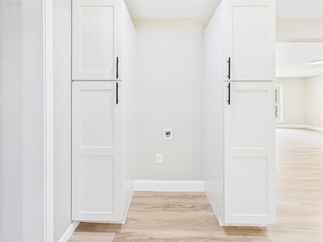 1430 E Union City Pike E, Union City Pike, Winchester, IN 47394 - hall with light wood finished floors and baseboards