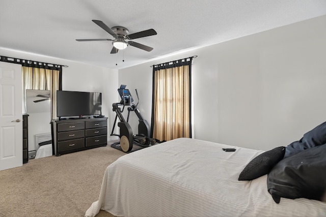 1814 Kingsbury Dr, Saint Marys, OH 45885 - carpeted bedroom featuring ceiling fan