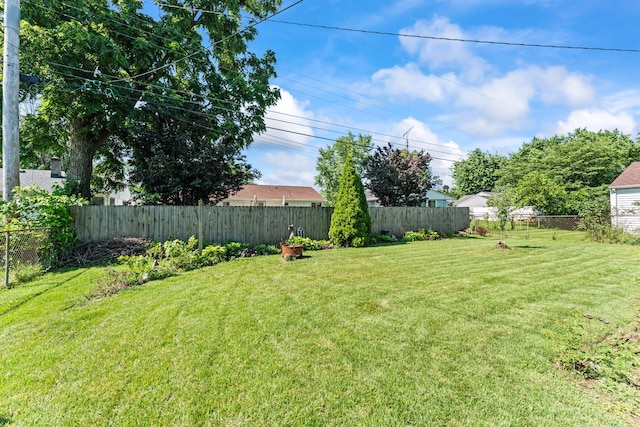 542 Lohnes Dr, Fairborn, OH 45324 - view of fenced backyard