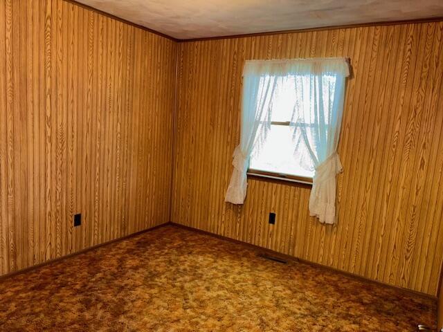 9050 N State Route 49, Greenville, OH 45331 - carpeted spare room with wooden walls