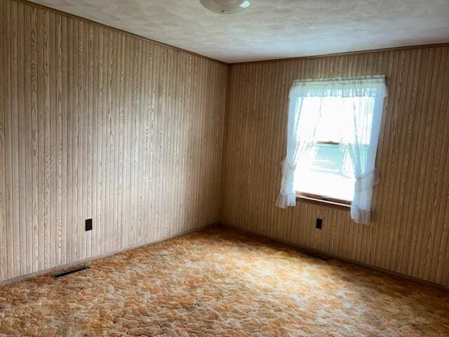 9050 N State Route 49, Greenville, OH 45331 - carpeted spare room with wood walls