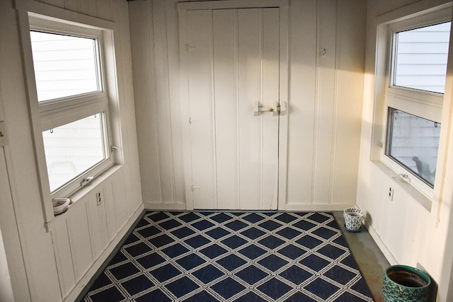 interior space featuring tile patterned floors