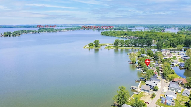 7917 Hickory Ave, Russells Point, OH 43348 - drone / aerial view of a large body of water