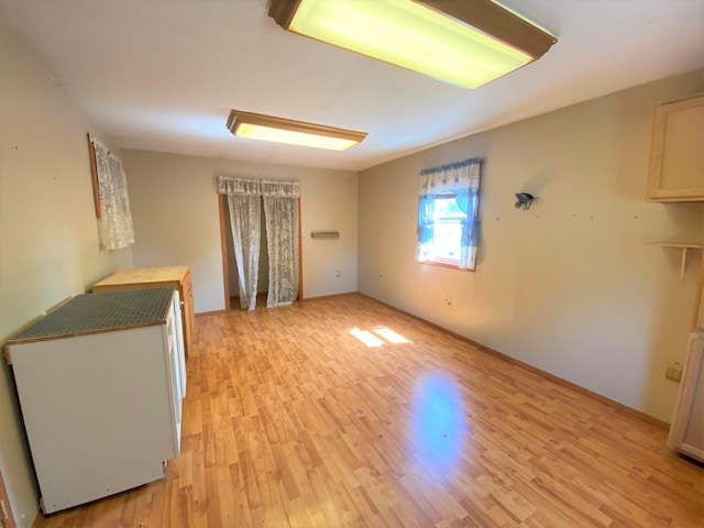 116 N Mill St, De Graff, OH 43318 - empty room with light wood-type flooring