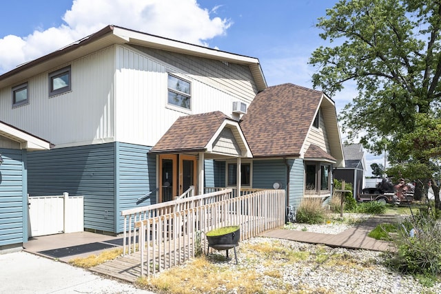 7868 Beech Ave, Russells Point, OH 43348 - back of house with roof with shingles and cooling unit