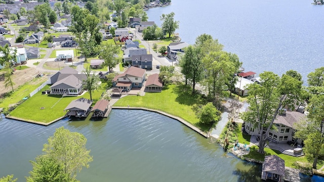 7868 Beech Ave, Russells Point, OH 43348 - aerial perspective of suburban area featuring a nearby body of water