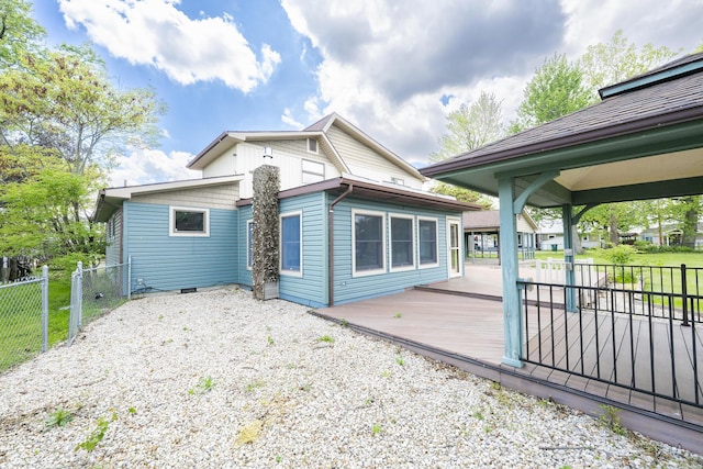7868 Beech Ave, Russells Point, OH 43348 - back of property featuring a deck