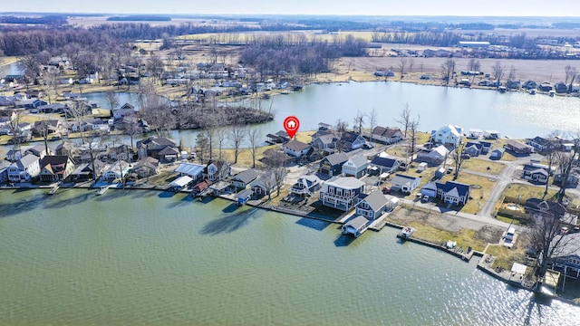 7868 Beech Ave, Russells Point, OH 43348 - aerial view of property's location with a nearby body of water and nearby suburban area