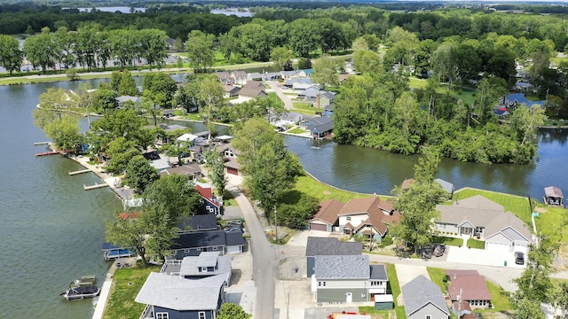 7868 Beech Ave, Russells Point, OH 43348 - aerial view of residential area featuring a nearby body of water