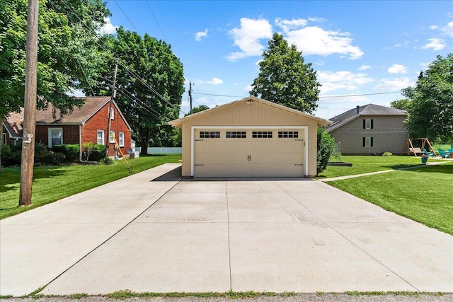 402 E Baird St, West Liberty, OH 43357 - view of detached garage