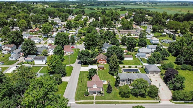 402 E Baird St, West Liberty, OH 43357 - aerial view of residential area