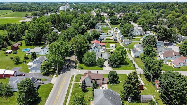 402 E Baird St, West Liberty, OH 43357 - aerial perspective of suburban area