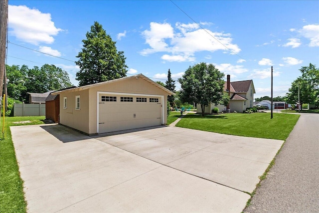 402 E Baird St, West Liberty, OH 43357 - view of detached garage