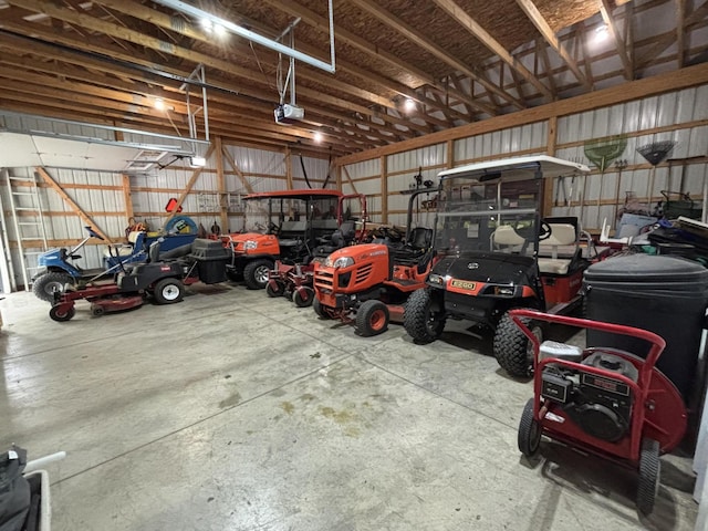 4602 State Route 273, Belle Center, OH 43310 - garage featuring a garage door opener