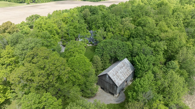 4602 State Route 273, Belle Center, OH 43310 - aerial view of property and surrounding area featuring a forest