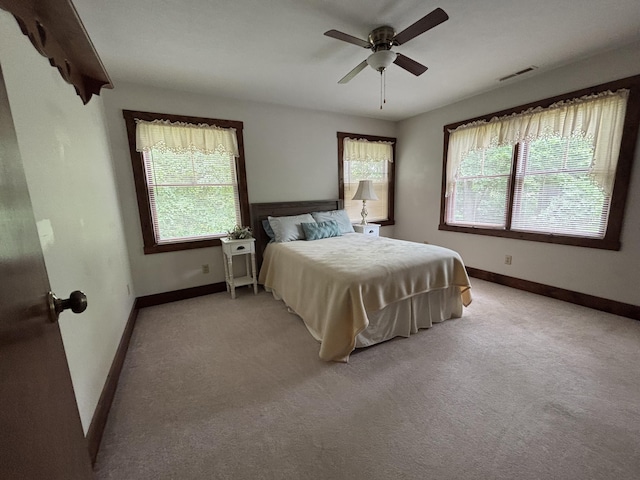 4602 State Route 273, Belle Center, OH 43310 - bedroom with multiple windows, baseboards, and light carpet