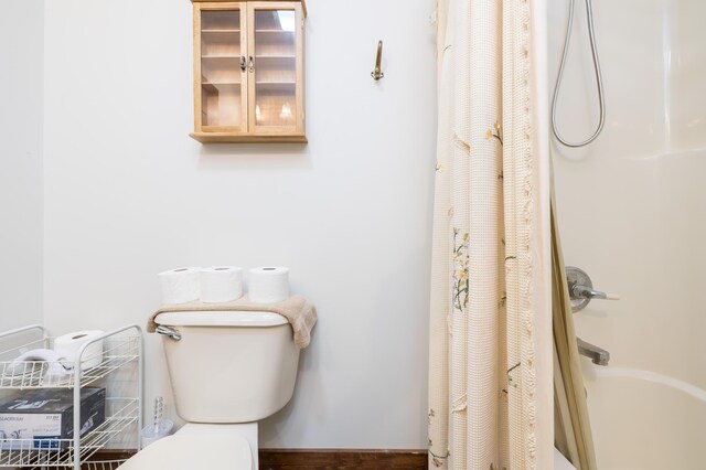 4602 State Route 273, Belle Center, OH 43310 - bathroom featuring shower / bath combo and toilet
