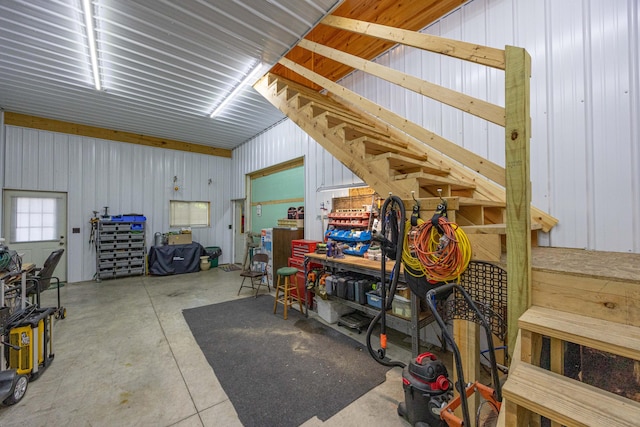 4602 State Route 273, Belle Center, OH 43310 - garage featuring a workshop area
