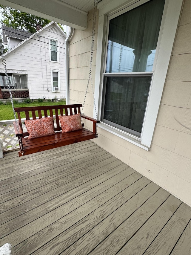 411 Middle St, Wapakoneta, OH 45895 - view of wooden terrace