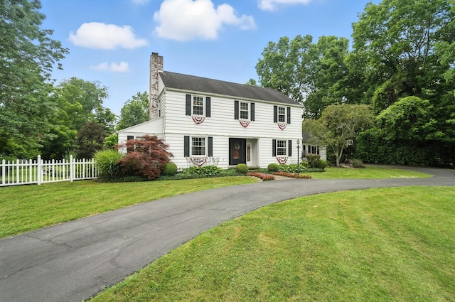 650 Swailes Rd, Troy, OH 45373 - colonial inspired home featuring a chimney