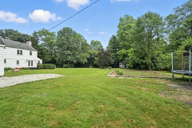650 Swailes Rd, Troy, OH 45373 - view of green lawn featuring a trampoline