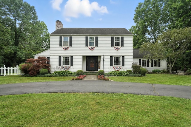 650 Swailes Rd, Troy, OH 45373 - colonial inspired home featuring a chimney