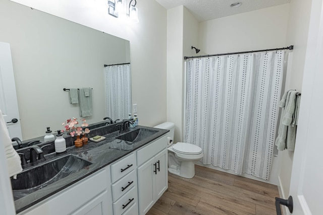 210 N Branch, Tipp City, OH 45371 - full bath featuring wood finished floors, double vanity, and a shower with shower curtain