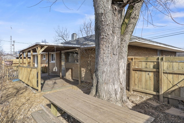 view of rear view of house