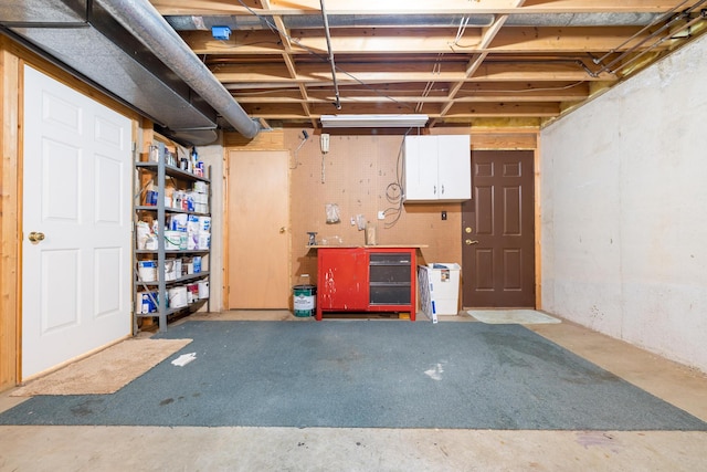 129 Tanglewood Dr, West Liberty, OH 43357 - view of unfinished basement