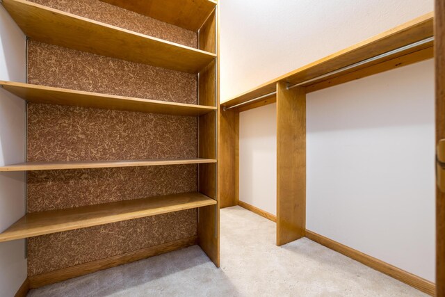 129 Tanglewood Dr, West Liberty, OH 43357 - walk in closet featuring light colored carpet