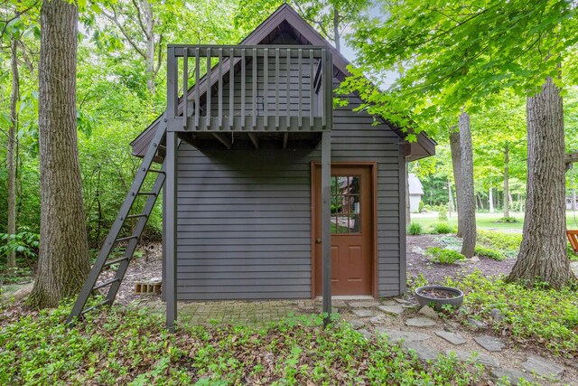 129 Tanglewood Dr, West Liberty, OH 43357 - view of outdoor structure