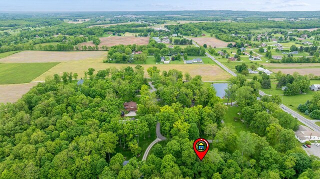 129 Tanglewood Dr, West Liberty, OH 43357 - drone / aerial view