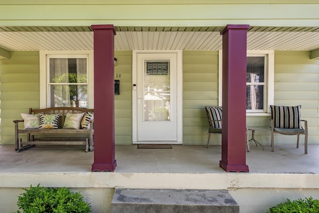 1920 Coventry Rd, Dayton, OH 45420 - doorway to property featuring a porch