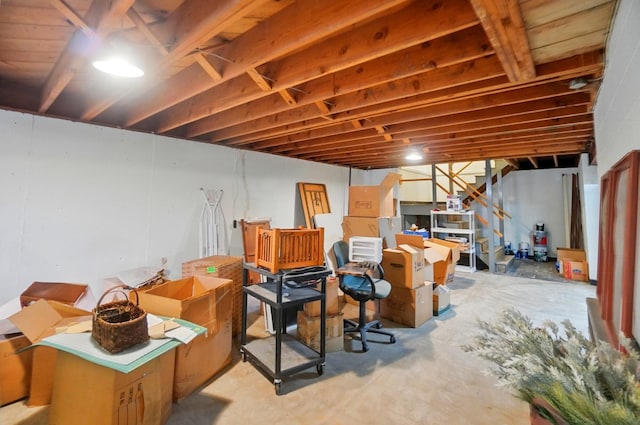 1010 Glynwood Rd, Wapakoneta, OH 45895 - view of unfinished basement