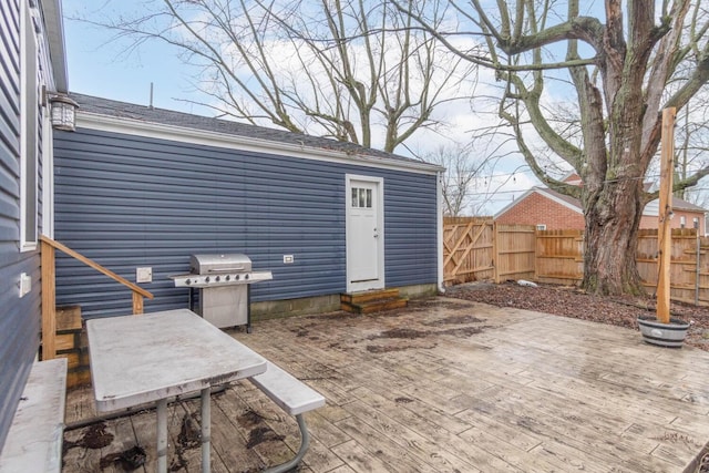 view of patio / terrace with grilling area