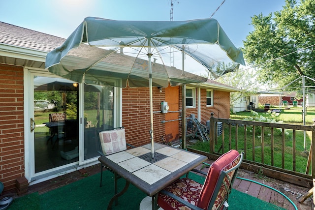 413 Weinland St, New Carlisle, OH 45344 - view of patio / terrace
