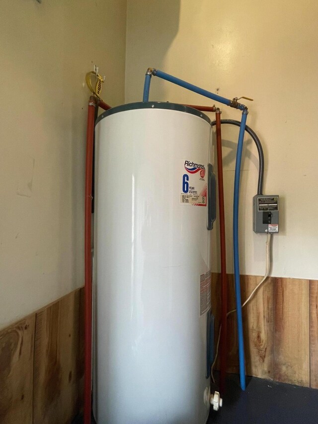 utilities with electric water heater