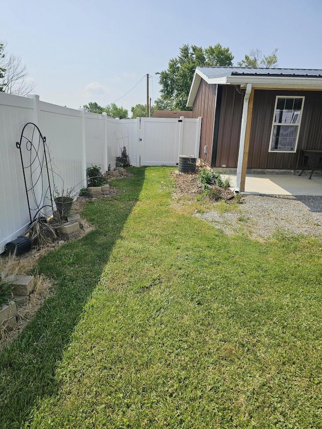 11524 Powhattan Path, Lakeview, OH 43331 - view of yard with a gate, a patio, and central AC