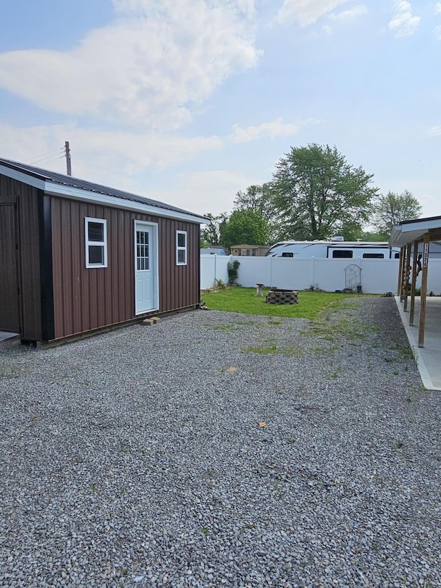 11524 Powhattan Path, Lakeview, OH 43331 - view of outbuilding with a fenced backyard